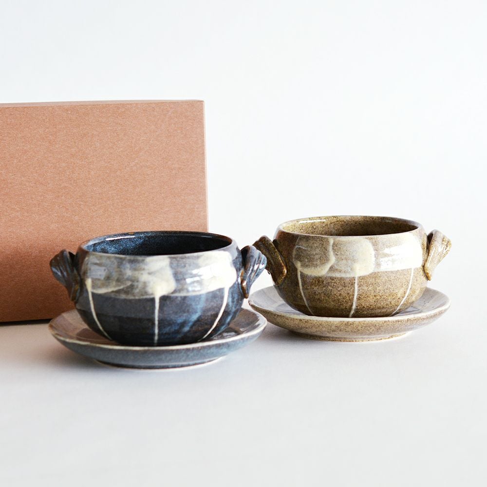 窯変十草 ペア シチューボウル｜和食器通販｜織部 Online Store【公式】