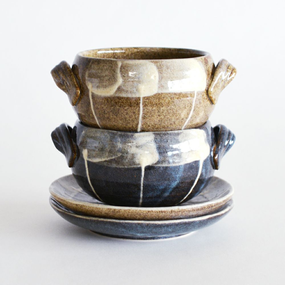 窯変十草 ペア シチューボウル｜和食器通販｜織部 Online Store【公式】