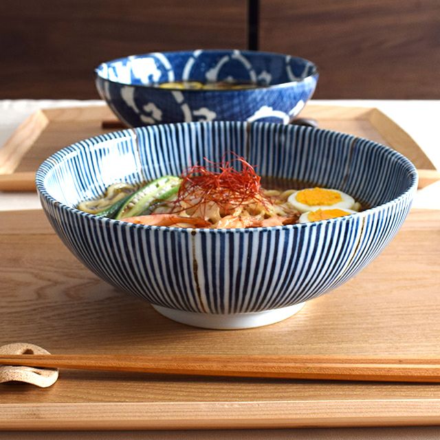 藍十草 麺鉢｜和食器通販｜織部 Online Store【公式】