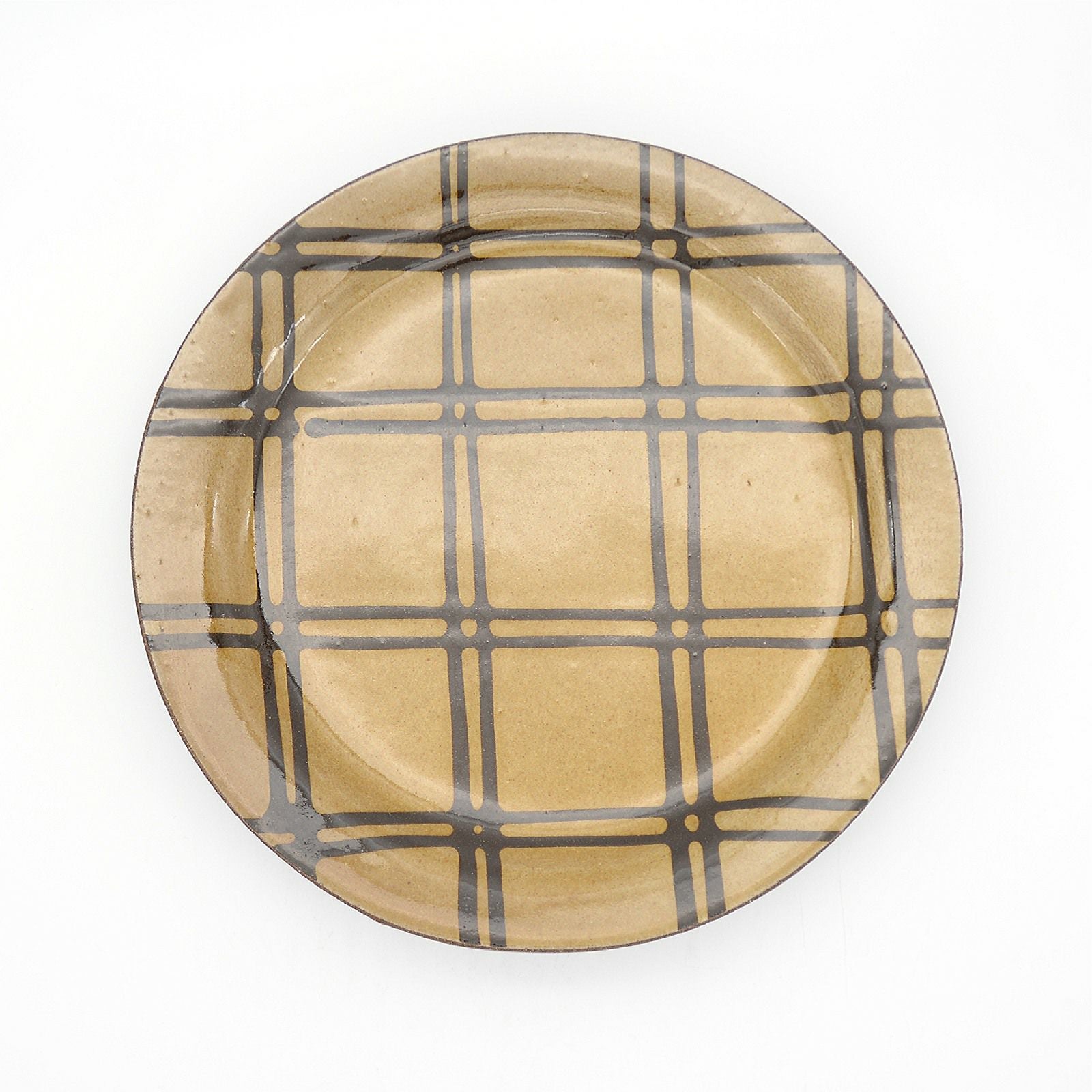 スリップウェア　リム皿