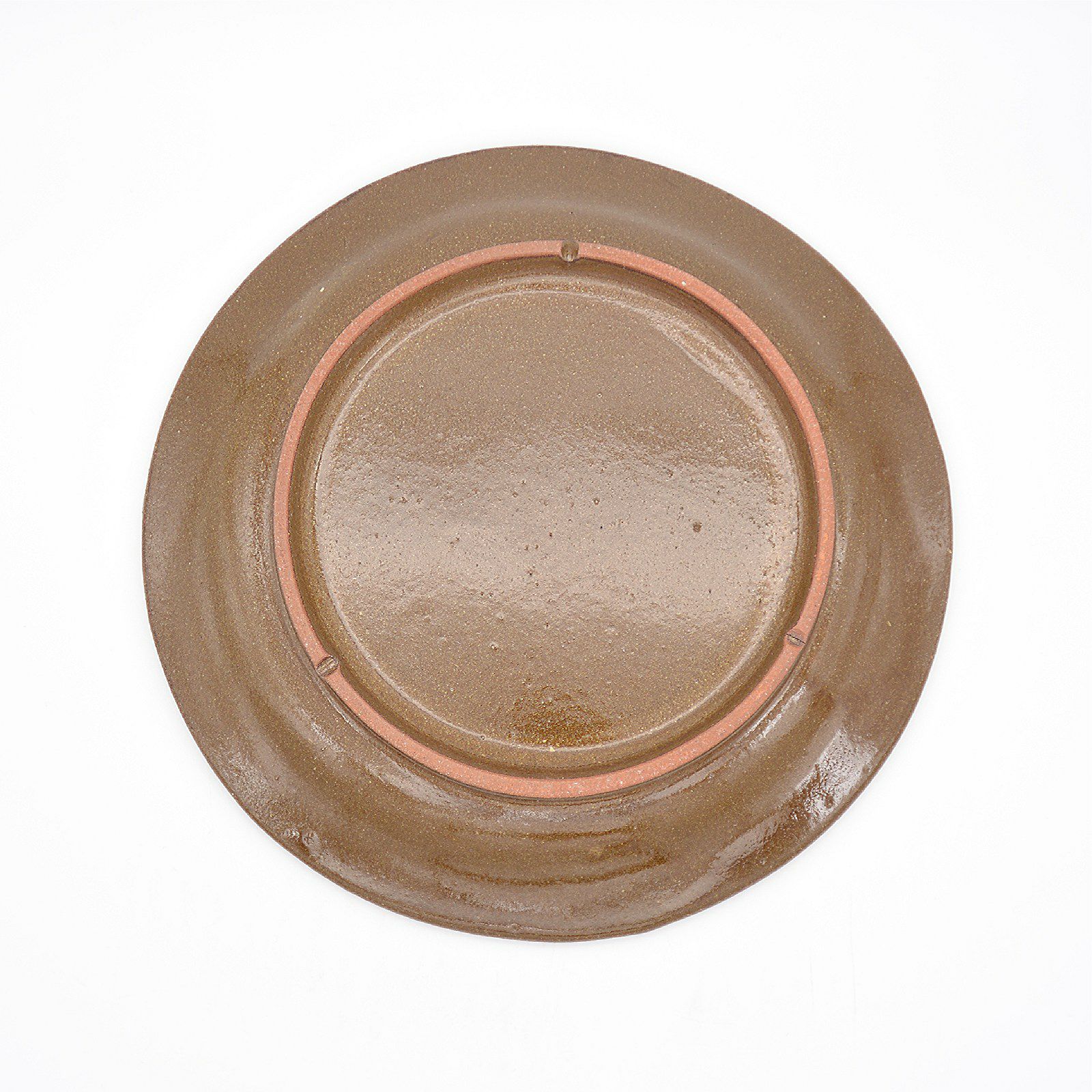 スリップウェア　リム皿