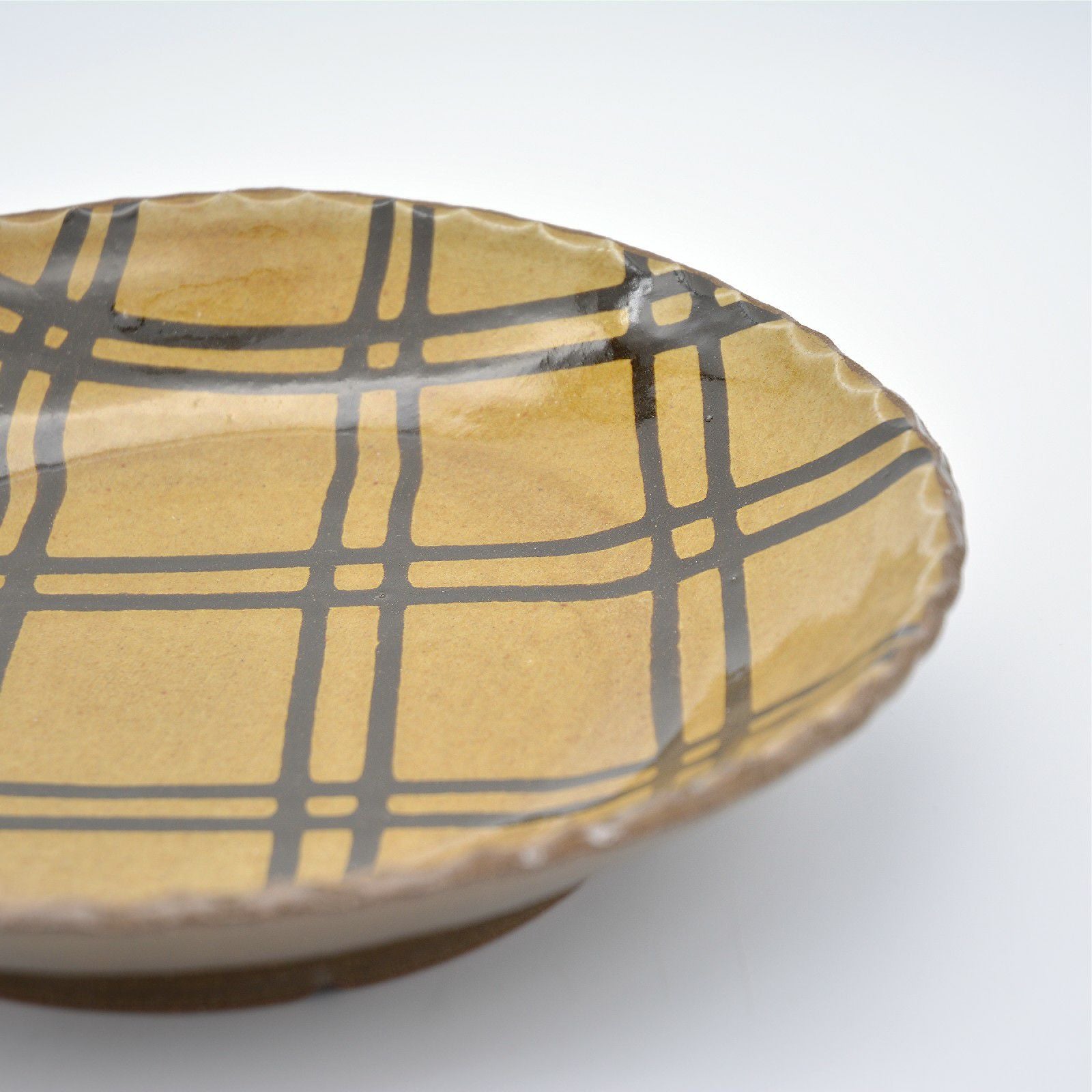 スリップウェア　盛皿