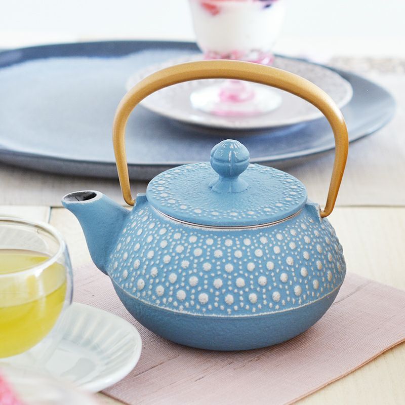 急須 3型 亀甲 銀/空色｜和食器通販｜織部 Online Store【公式】
