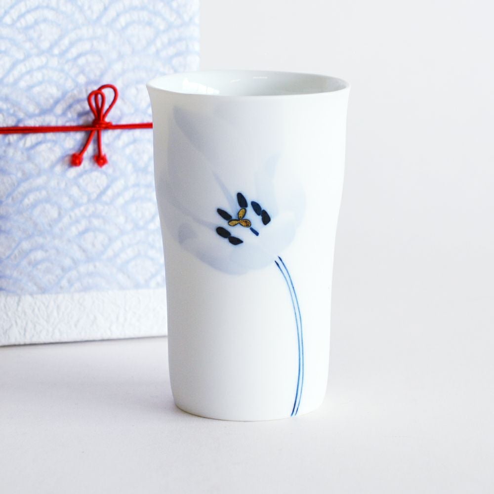 ブルーメ 金彩 ロングタンブラー M チューリップ｜和食器通販｜織部