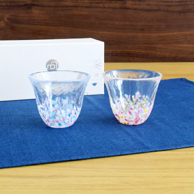 sakura 盃 ペア 菜の花と青い空｜和食器通販｜織部 Online Store【公式】
