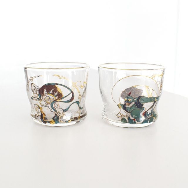 風神雷神 酒グラスセット｜和食器通販｜織部 Online Store【公式】