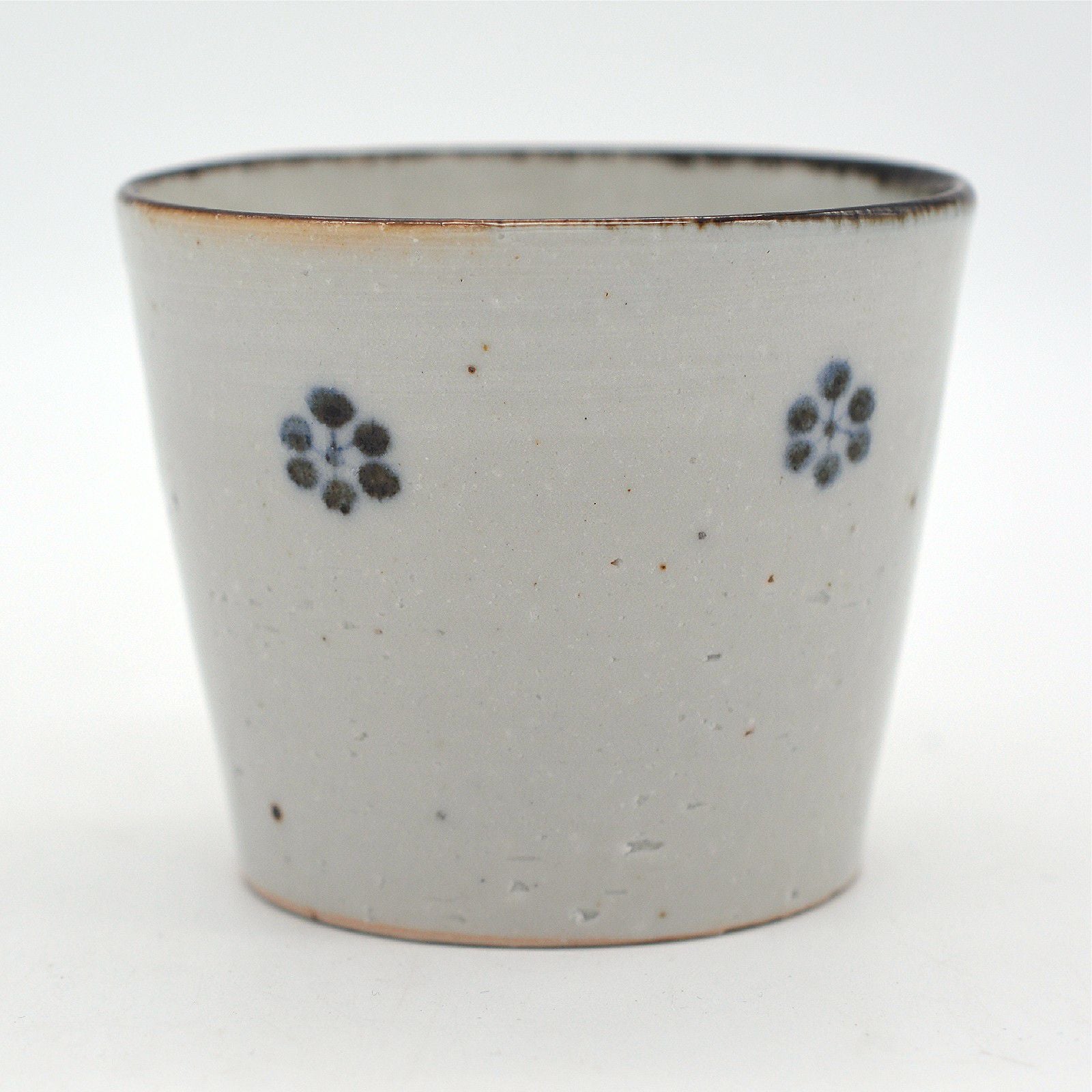 染付古砥部文そば猪口(小梅文)