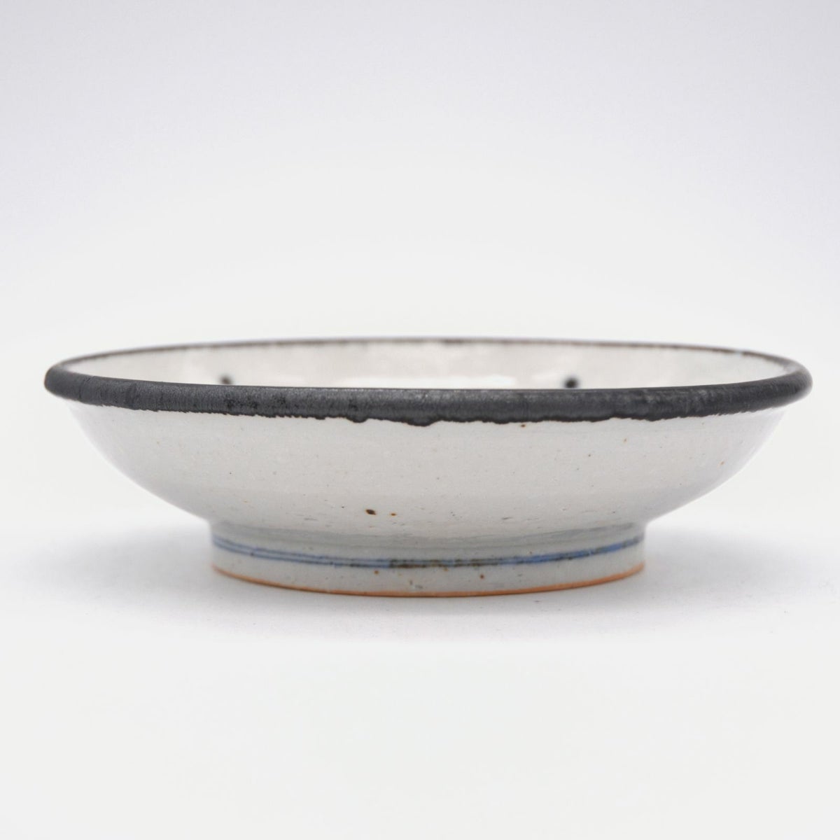 染付古砥部文深皿(５寸 菱文)