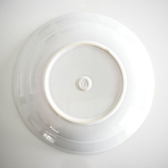花彫り パスタボウル ホワイト｜和食器通販｜織部 Online Store【公式】