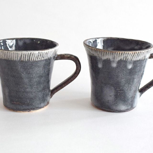 鼠志野 十草マグカップ｜和食器通販｜織部 Online Store【公式】
