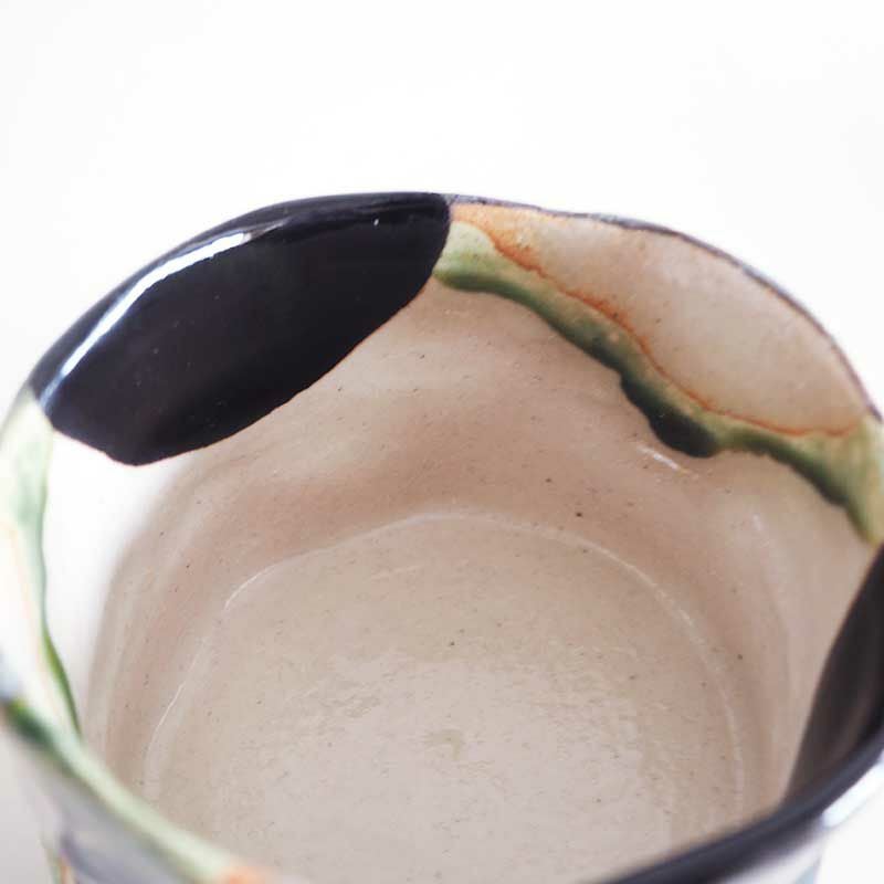 一口抹茶碗 黒織部｜和食器通販｜織部 Online Store【公式】