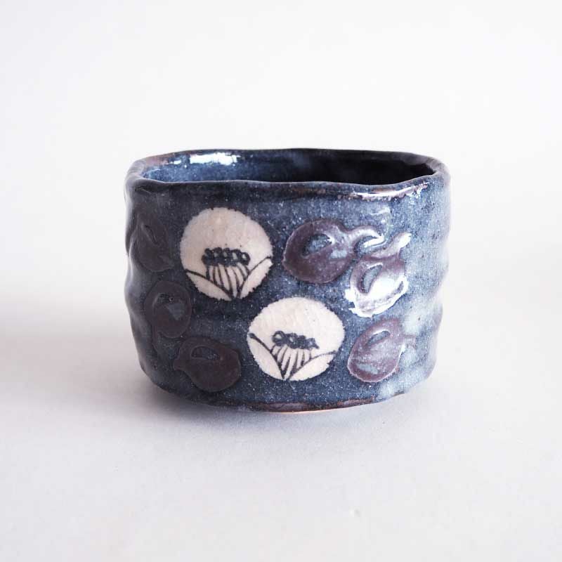 一口抹茶碗 椿 鼠志野｜和食器通販｜織部 Online Store【公式】