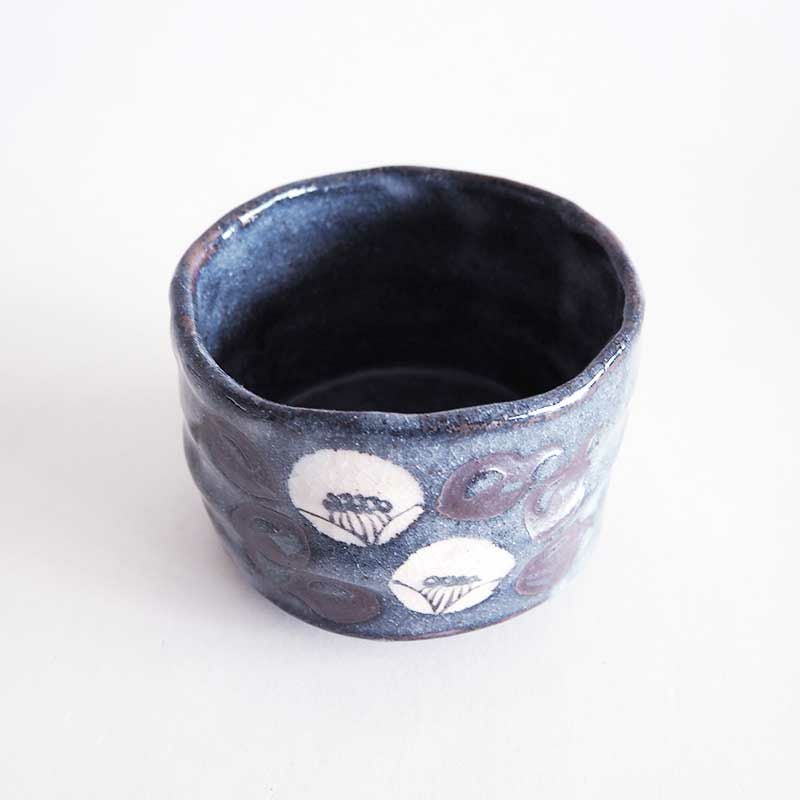 一口抹茶碗 椿 鼠志野｜和食器通販｜織部 Online Store【公式】