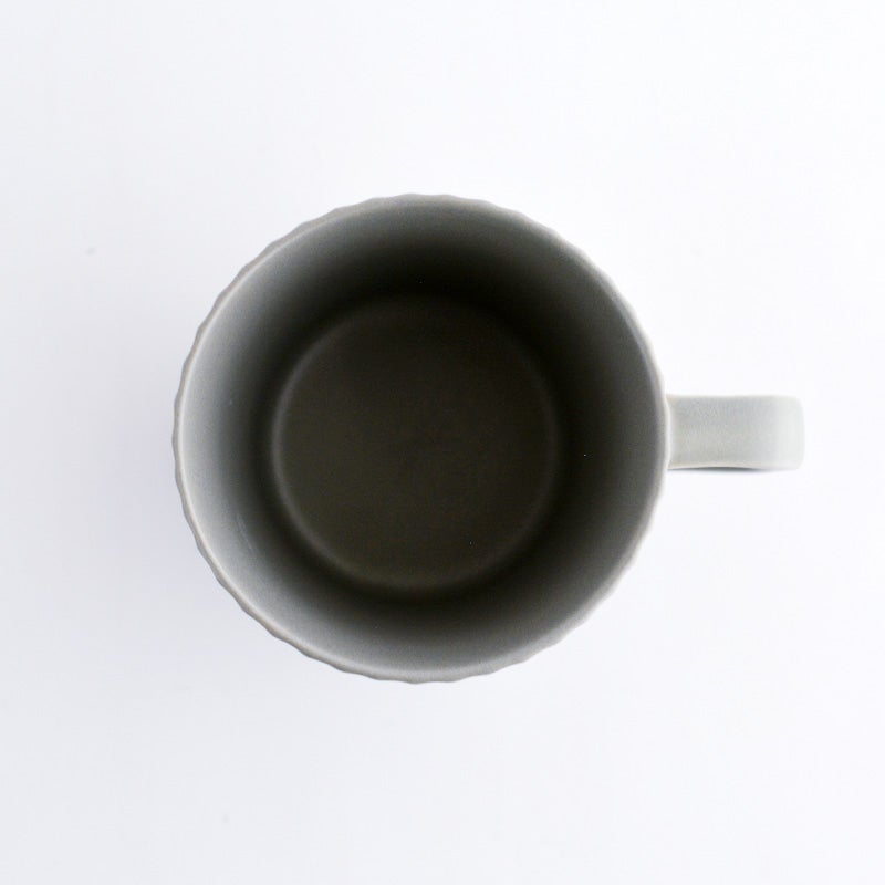 たっぷり入る容量300ml普段使いのコーヒーや紅茶、オフィスでのマイカップにちょうど良いサイズです