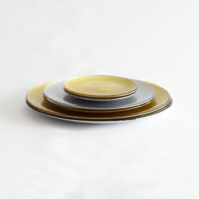 MIYABI プレート L シルバー｜和食器通販｜織部 Online Store【公式】