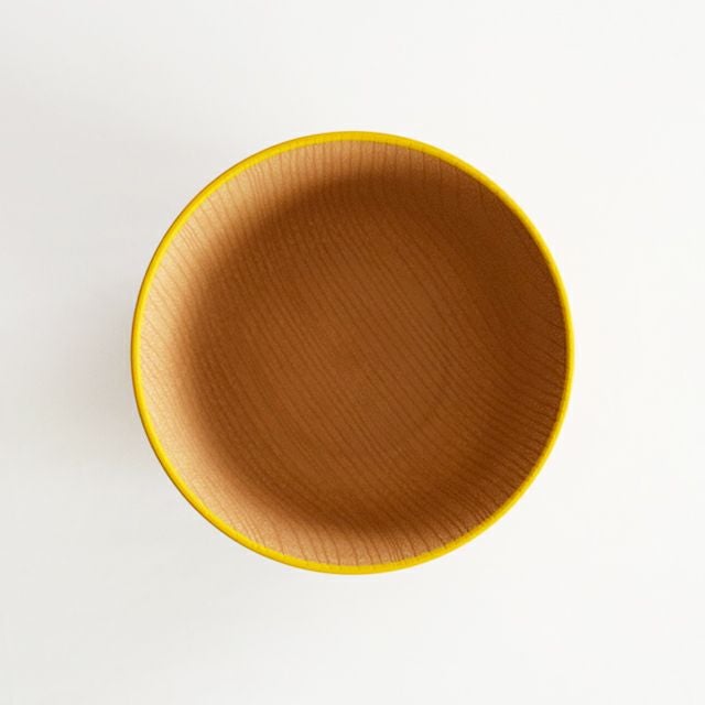 やさしい彩り抗菌汁椀 れもん色