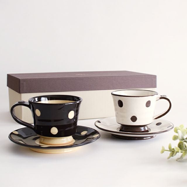 水玉 珈琲 ペア｜和食器通販｜織部 Online Store【公式】
