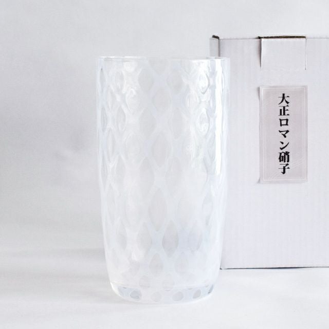 レトロ硝子タンブラー 網目