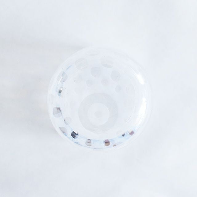 レトロ硝子タンブラー 市松