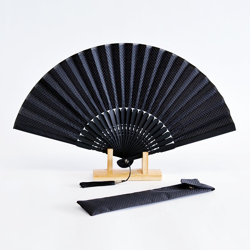 ブラック扇子
