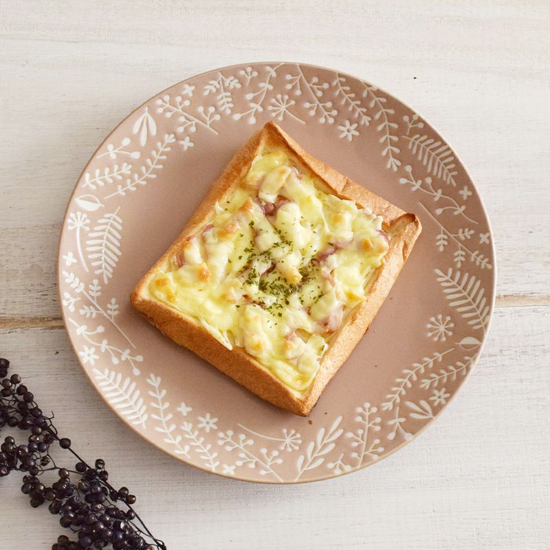ボタニカル プレート 23cm ベージュマット｜和食器通販｜織部 Online