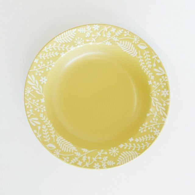 ボタニカル リムクープ23cm イエローマット