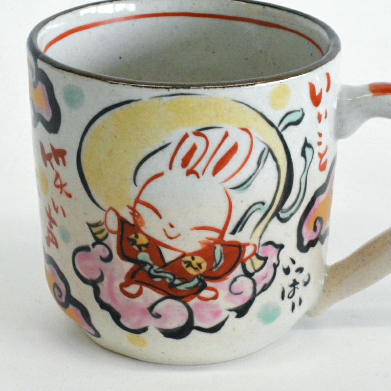 風神雷神うさぎマグペア｜和食器通販｜織部 Online Store【公式】