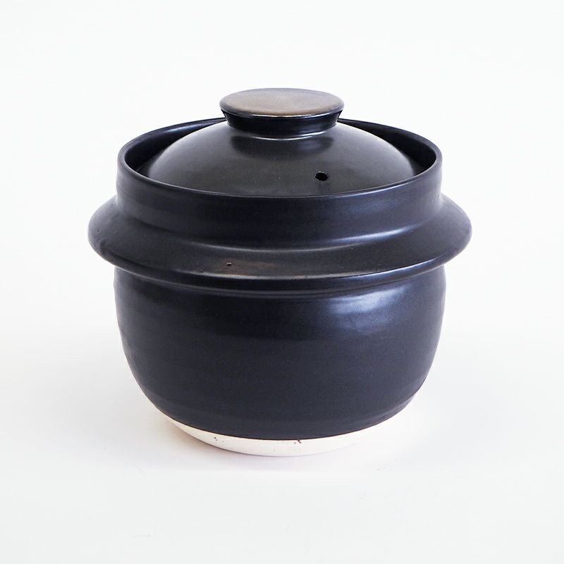 羽がま御飯鍋 三合炊き 黒｜和食器通販｜織部 Online Store【公式】