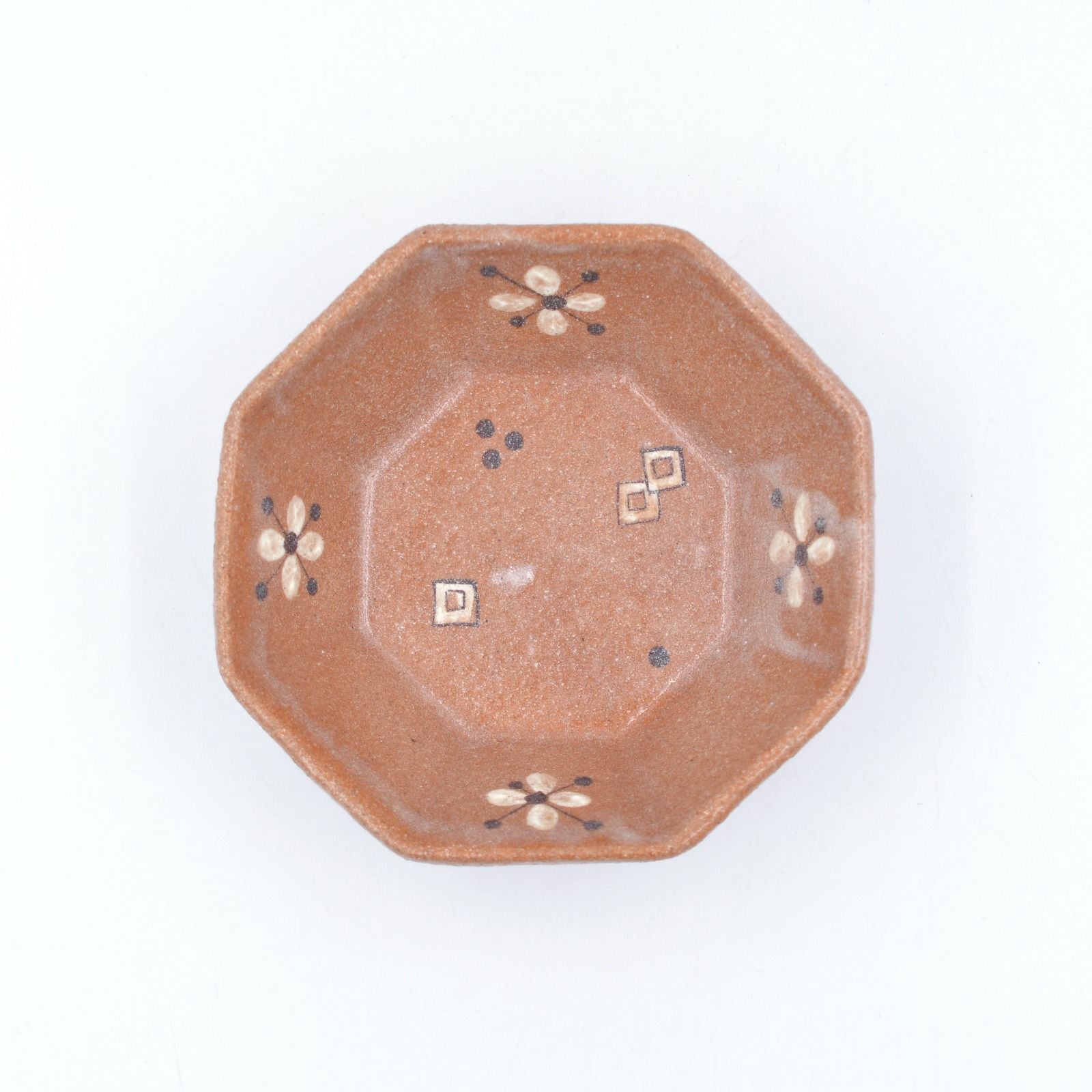 赤織部 法蓮草おひたしの八角鉢｜和食器通販｜織部 Online Store【公式】