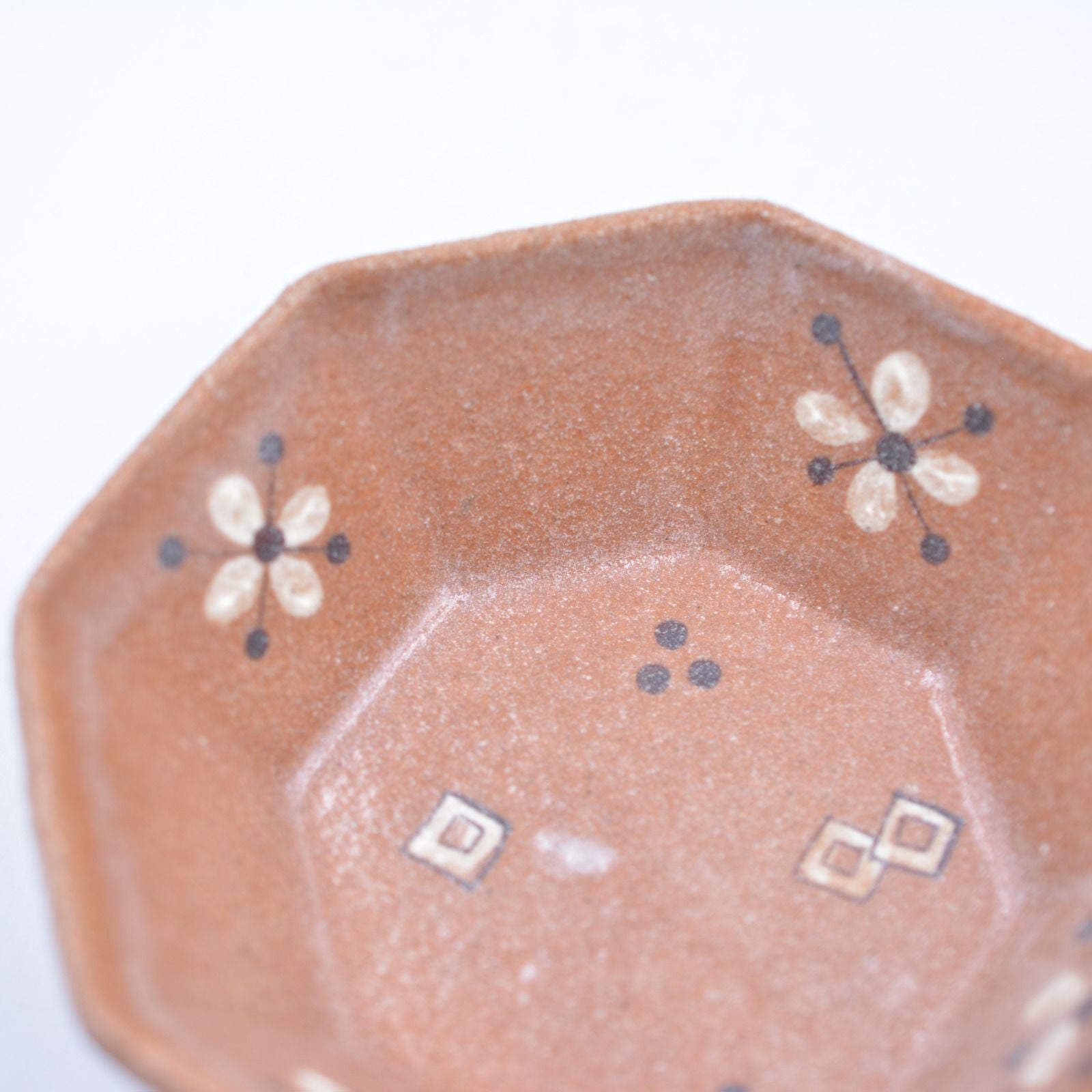 赤織部 法蓮草おひたしの八角鉢｜和食器通販｜織部 Online Store【公式】
