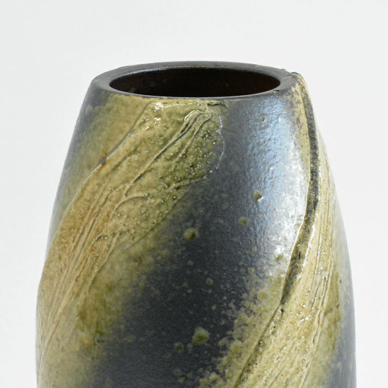 灰釉盛土長 大花瓶｜和食器通販｜織部 Online Store【公式】