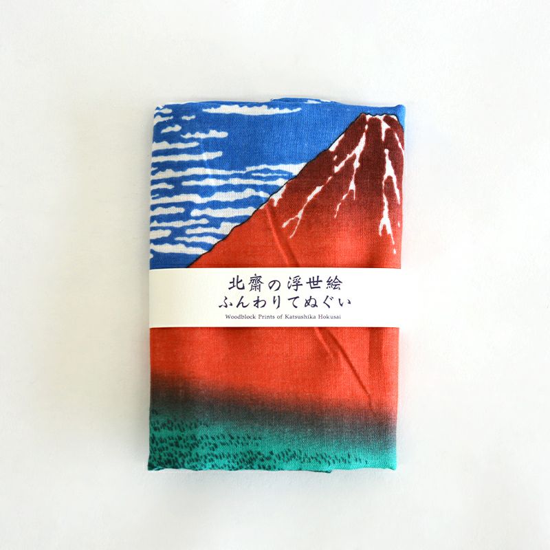 二重ガーゼ手拭い 赤富士凱風快晴｜和食器通販｜織部 Online Store【公式】