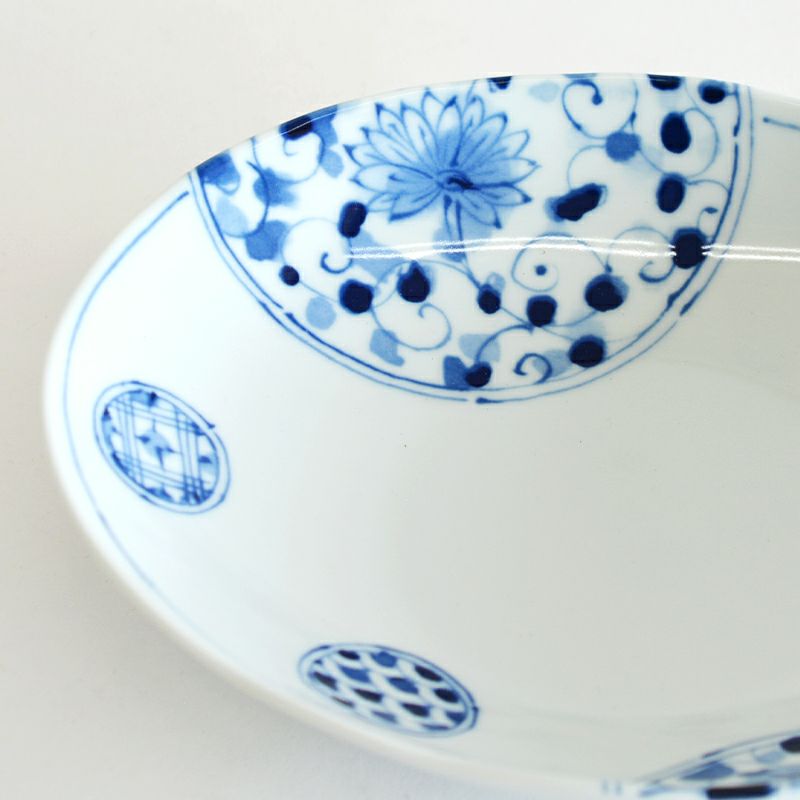 花伊万里 楕円深皿 7.0寸｜和食器通販｜織部 Online Store【公式】
