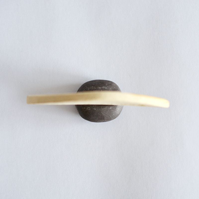 オリベオリジナル美濃焼 名入れ立札 扇