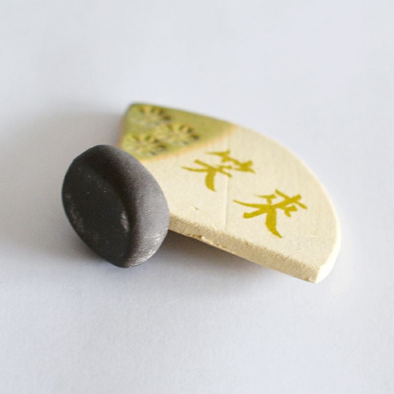 オリベオリジナル美濃焼 名入れ立札 扇