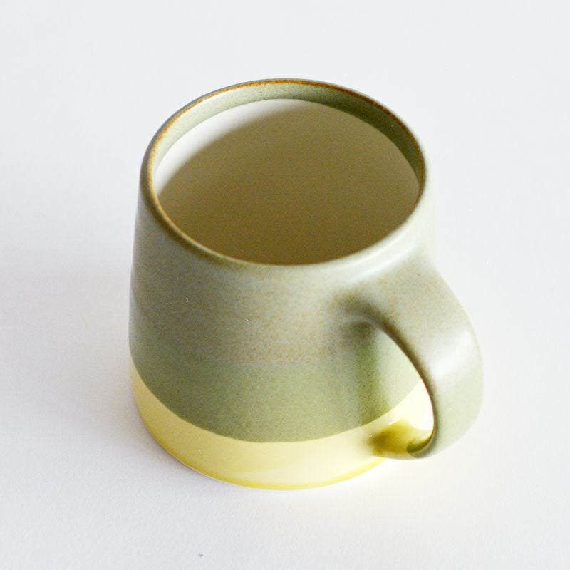 SCS-S03マグ 320ml モスグリーン×イエロー｜和食器通販｜織部 Online