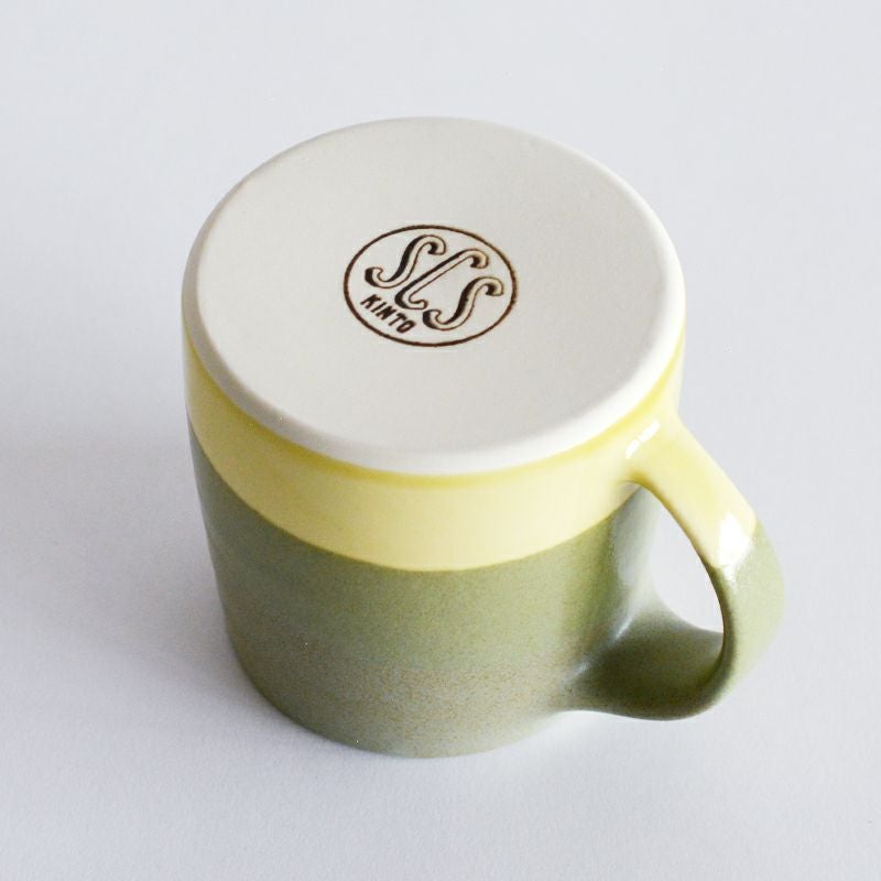 SCS-S03マグ 320ml モスグリーン×イエロー｜和食器通販｜織部 Online