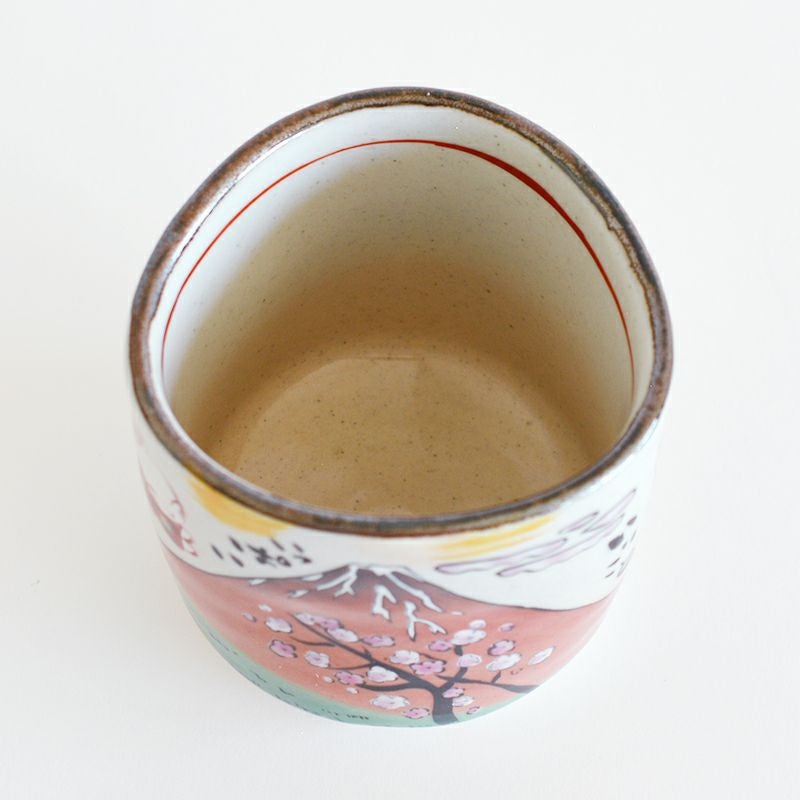 江戸の旅 どっしりカップ 赤富士｜和食器通販｜織部 Online Store【公式】
