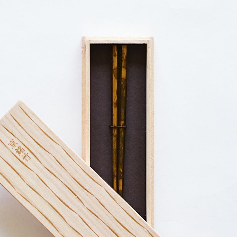 京都清水銘竹 図面八角拭漆 黒24cm｜和食器通販｜織部 Online Store