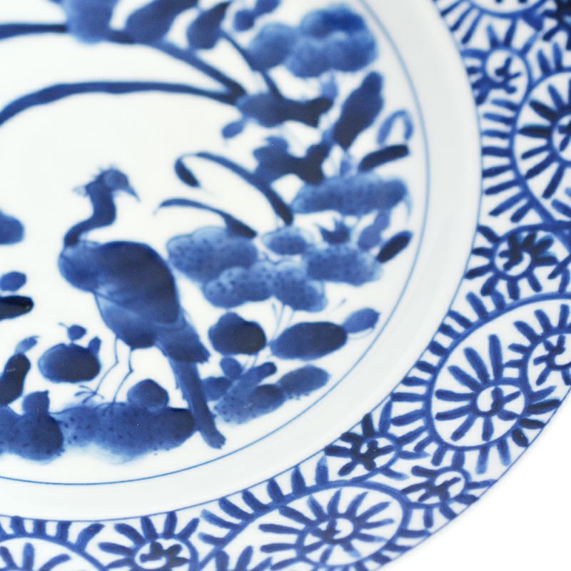 大皿 花鳥唐草｜和食器通販｜織部 Online Store【公式】
