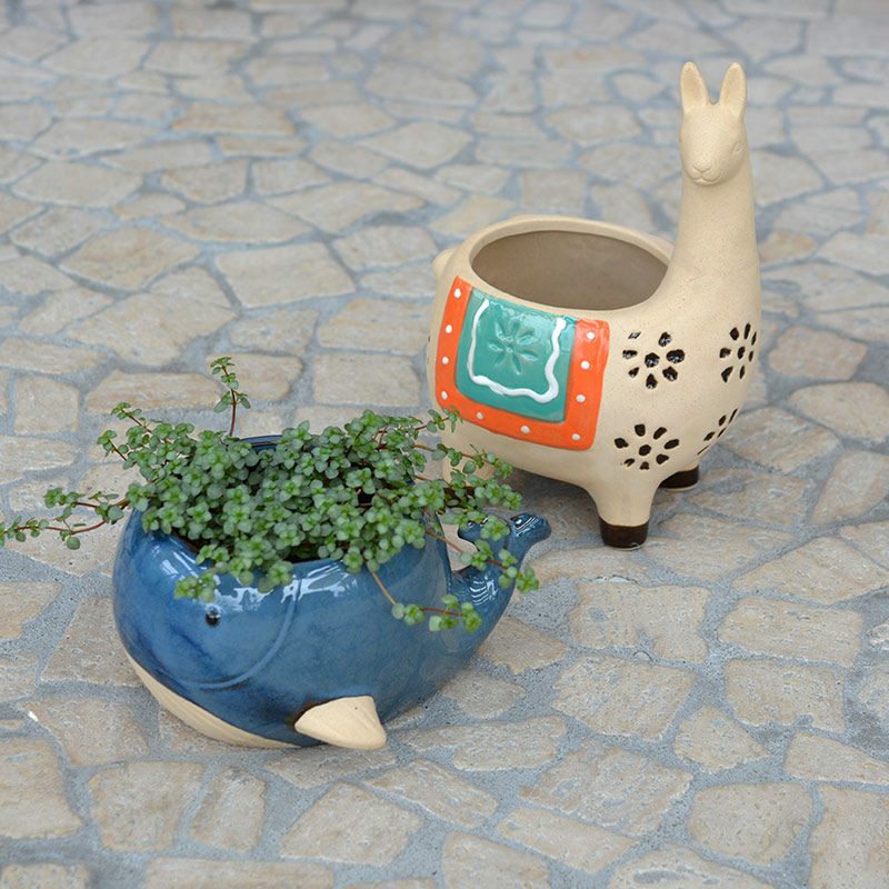 プランターカバーテラコッタ アルパカ L｜和食器通販｜織部 Online