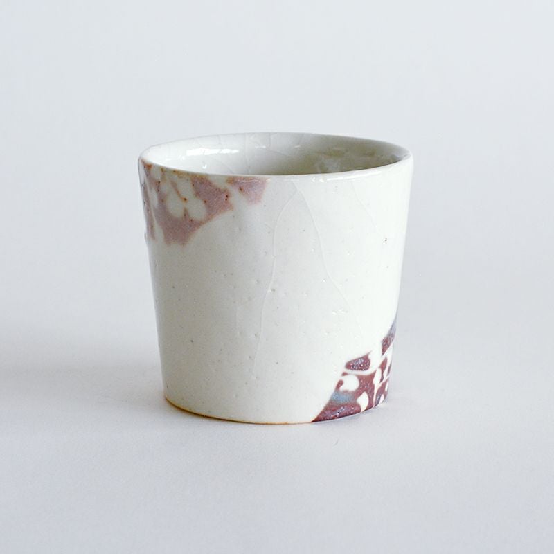 志野唐草文杯（横柄）