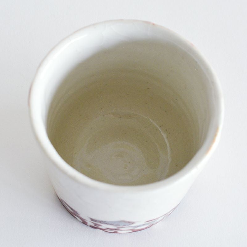 志野唐草文杯（横柄）