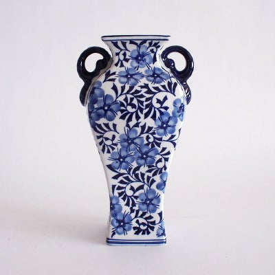 乾隆帝染付耳付花瓶｜和食器通販｜織部 Online Store【公式】
