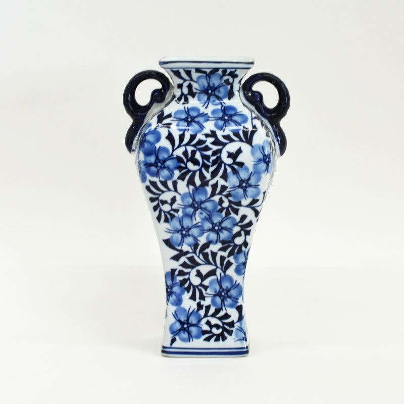 乾隆帝染付耳付花瓶｜和食器通販｜織部 Online Store【公式】