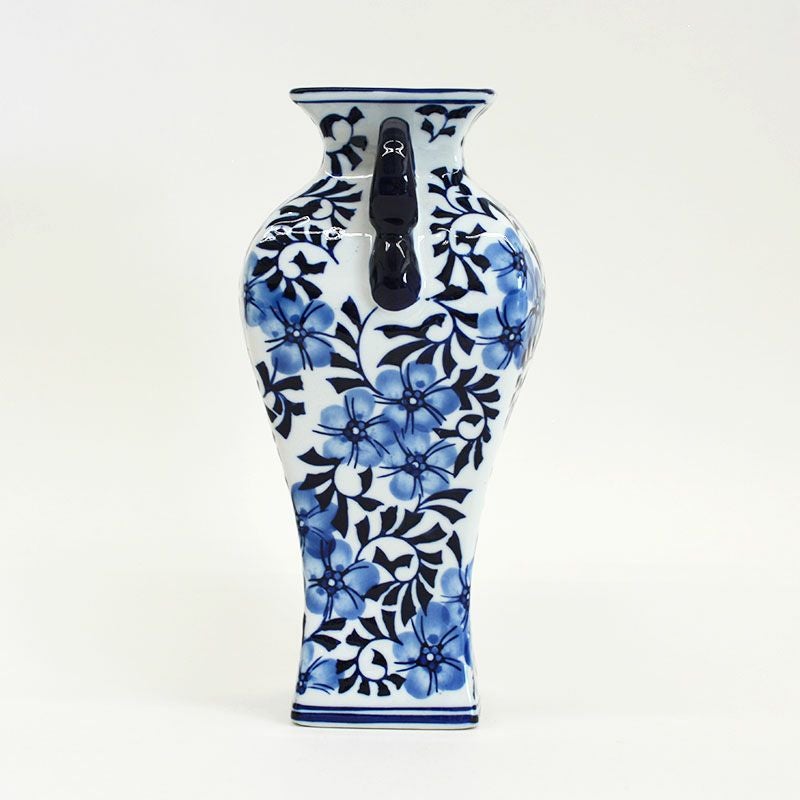 乾隆帝染付耳付花瓶｜和食器通販｜織部 Online Store【公式】