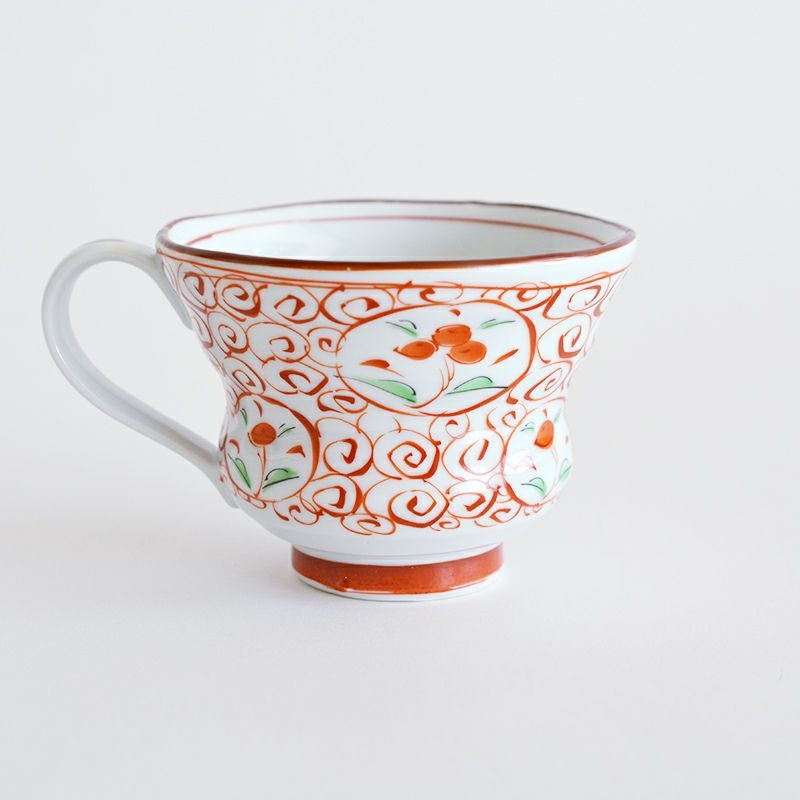 間取赤絵 軽楽マグ｜和食器通販｜織部 Online Store【公式】