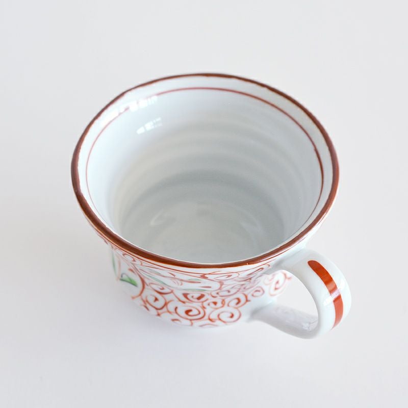 間取赤絵 軽楽マグ｜和食器通販｜織部 Online Store【公式】