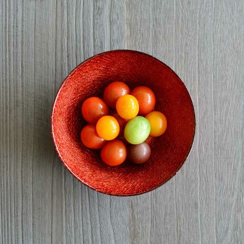 MIYABI サラダボウル レッド｜和食器通販｜織部 Online Store【公式】