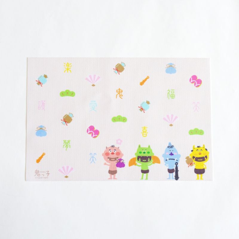 PVCランチョン 風水鬼っ子